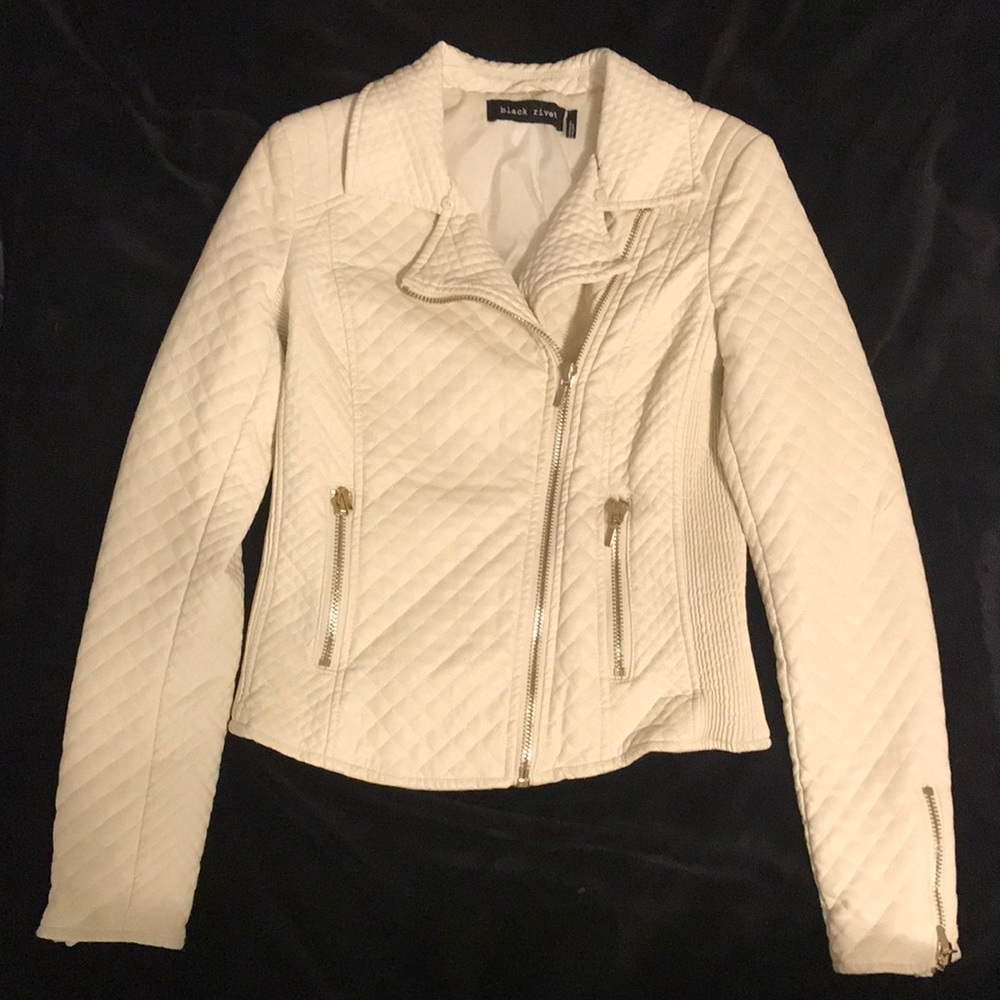 Faux leather jacket